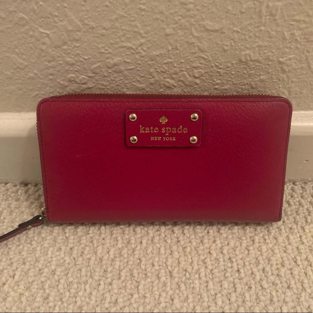 Burgundy Kate Spade wallet